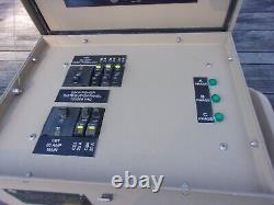 Military Surplus Generator Power Distribution Panel Box 60 Amp 3 Phase Us Army