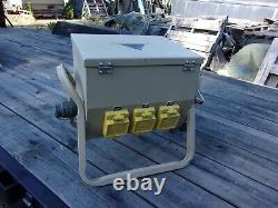 Military Surplus Generator Power Distribution Panel Box 60 Amp 3 Phase Us Army