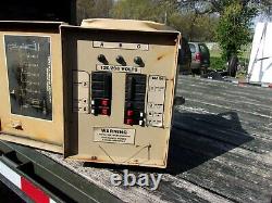 Military Surplus Generator Power Distribution Panel Box 60 Amp 3 Phase Us Army