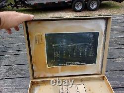 Military Surplus Generator Power Distribution Panel Box 60 Amp 3 Phase Us Army