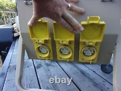 Military Surplus Generator Power Distribution Panel Box 60 Amp 3 Phase Us Army