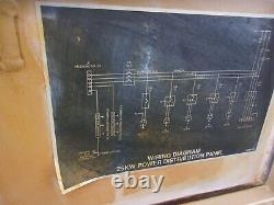 Military Surplus Generator Power Distribution Panel Box 60 Amp 3 Phase Us Army