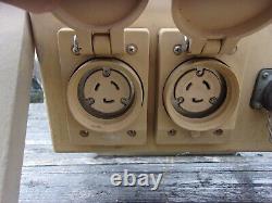 Military Surplus Generator Power Distribution Panel Box 60 Amp 3 Phase Us Army