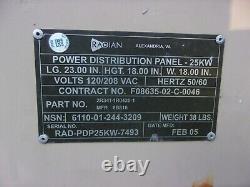 Military Surplus Generator Power Distribution Panel Box 60 Amp 3 Phase Us Army