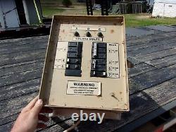 Military Surplus Generator Power Distribution Panel Box 60 Amp 3 Phase Us Army