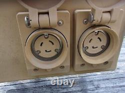 Military Surplus Generator Power Distribution Panel Box 60 Amp 3 Phase Us Army