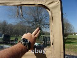 Military Surplus Hmmwv Driver Door Tan M998+handle Truck- Us- Damaged-army