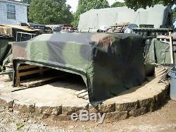 Military Surplus Hmmwv M998 Troop Seats Truck Cargo Cover With Bows Set Army