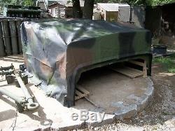 Military Surplus Hmmwv M998 Troop Seats Truck Cargo Cover With Bows Set Army