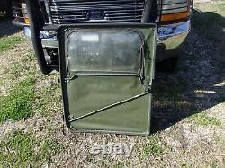 Military Surplus Hmmwv Passenger Door Green M998+handle Truck-us-zipper-army