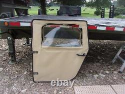 Military Surplus Hmmwv Soft Door Driver Rear Tan M998 Stitching Issue Army