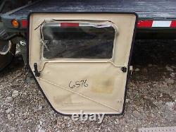 Military Surplus Hmmwv Soft Door Driver Rear Tan M998 Stitching Issue Us Army