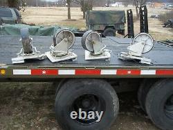 Military Surplus Isu- 4 Wheel Set To Move Isu Storage Shipping Containers Army