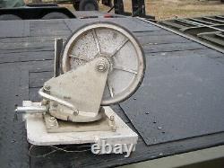 Military Surplus Isu- 4 Wheel Set To Move Isu Storage Shipping Containers Army