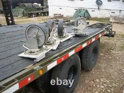 Military Surplus Isu- 4 Wheel Set To Move Isu Storage Shipping Containers Army