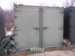 Military Surplus Isu- 4 Wheel Set To Move Isu Storage Shipping Containers Army