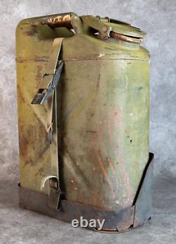 Military Surplus Jerry Can Holder Mount Bracket Truck+strap Us Army With Can