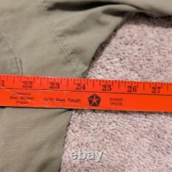 Military Surplus Jungle Fatigue Jacket Mens L Olive Green 1968 Ripstop Poplin
