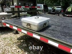 Military Surplus Kitchen M59 Field Range Pot With Griddle LID Mkt Trailer- Army