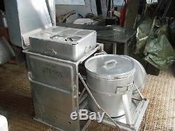 Military Surplus Kitchen M59 Field Range Stove Oven Pots Pans Army. No Burner