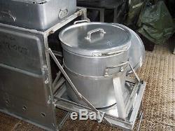 Military Surplus Kitchen M59 Field Range Stove Oven Pots Pans Army. No Burner