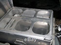 Military Surplus Kitchen M59 Field Range Stove Oven Pots Pans Army. No Burner