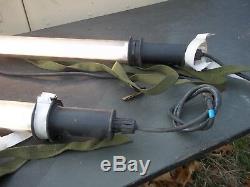 Military Surplus Kitchen Tent Trailer Light Kit. 110 Volts. Standard Plug. Army