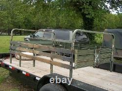 Military Surplus M101 Cargo Trailer Side Rails, And 2 Bows-short 3 Bows Us Army