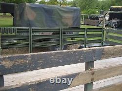 Military Surplus M101 Cargo Trailer Side Rails, And 2 Bows-short 3 Bows Us Army