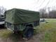 Military Surplus M101 Regular Canvas Cargo Trailer Cover Only -damaged Us Army