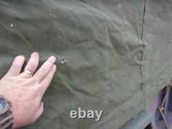 Military Surplus M101 Regular Canvas Cargo Trailer Cover Only -damaged Us Army