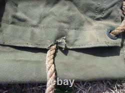 Military Surplus M101 Regular Canvas Cargo Trailer Cover Only -damaged Us Army