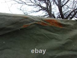 Military Surplus M101 Regular Canvas Cargo Trailer Cover Only -damaged Us Army