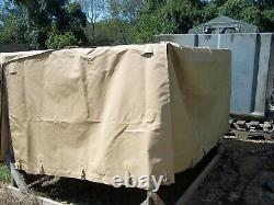 Military Surplus M1101 Cargo Trailer Cover 12470989-3 Truck Tan Army Us V-good