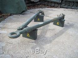 Military Surplus Medium Tow Bar With 1 & 3/4 Feet Truck Trailer Towing Army Us