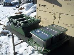 Military Surplus Military Kitchen Cambro Food Container Polarware Pans Us Army