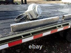 Military Surplus Mkt Field Kitchen Floor Vent Duct With Motor- Cut To Ship- Army