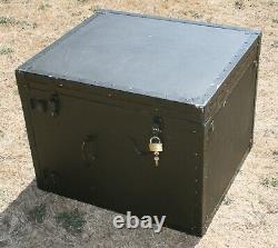 Military Surplus Portable Field Desk Camping Hunting Desk Us Army With Key