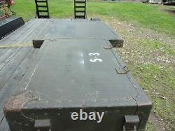 Military Surplus Portable Wood Field Desk- Kids Desk- No Stool-damaged -army