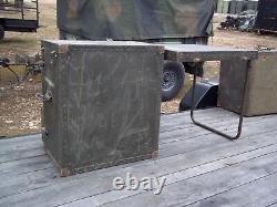 Military Surplus Portable Wood Field Desk- Or- Kids Desk- No Stool Seat-army