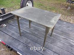 Military Surplus Portable Wood Field Table- Kids Table- Equipment Us Army