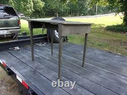 Military Surplus Portable Wood Field Table- Kids Table- Equipment Us Army