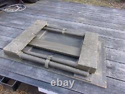 Military Surplus Portable Wood Field Table- Kids Table- Equipment Us Army