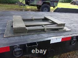 Military Surplus Portable Wood Field Table- Kids Table- Equipment Us Army