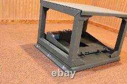 Military Surplus Radio Rack Mount Base Shelf Prc Radio Army Truck Mumvee Hmmwv