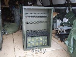 Military Surplus Secure Site Weapons Rifle Pistol Rack Cabinet Safe Gun Army