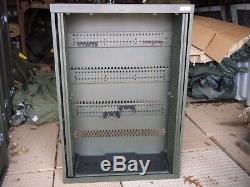 Military Surplus Secure Site Weapons Rifle Pistol Rack Cabinet Safe Gun Army