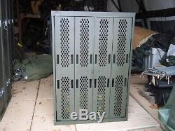 Military Surplus Secure Site Weapons Rifle Pistol Rack Cabinet Safe Gun Army