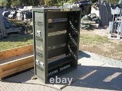 Military Surplus Secure Site Weapons Rifle Pistol Rack Cabinet Safe Gun Army