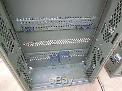 Military Surplus Secure Site Weapons Rifle Pistol Rack Cabinet Safe Gun Army